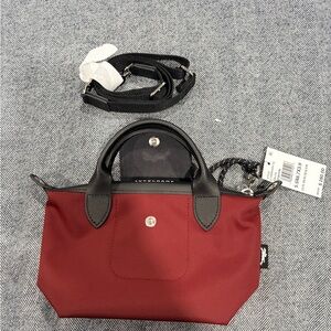Longchamp Le Pliage Energy XS Handbag | burgundy